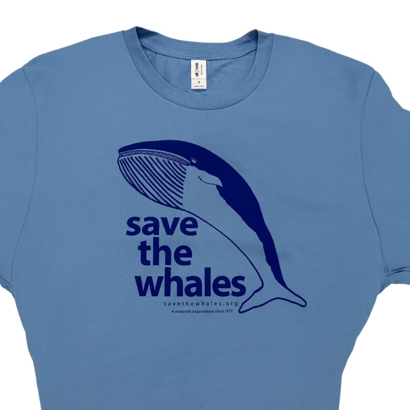 Organic Blue Whale Tee (Short Sleeve)