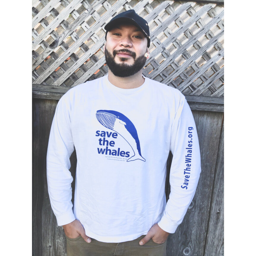 Original Blue Whale Tee - Long Sleeve - Save The Whales